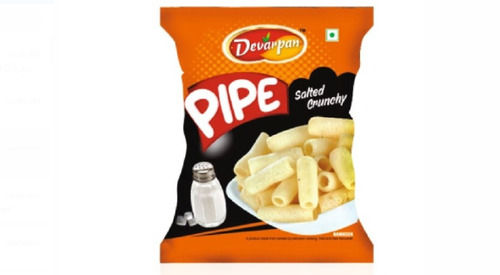 Devarpan Pipe Salted Crunchy Snacks, 100 % Vegetarian, Packaging Type Packets
