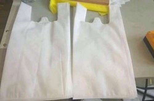  पर्यावरण के अनुकूल और पुन: प्रयोज्य हल्के वजन का गैर बुना हुआ कपास सफेद कैरी बैग 