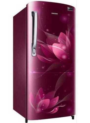 Purple High Performance And Long Durable Electrical Printed Single Door Refrigerator