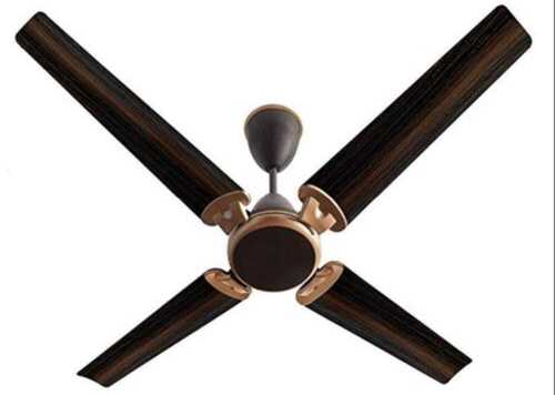 Lower Power Consumption Energy Efficient Four Blades Brown Ceiling Fans Blade Material: Stainless Steel