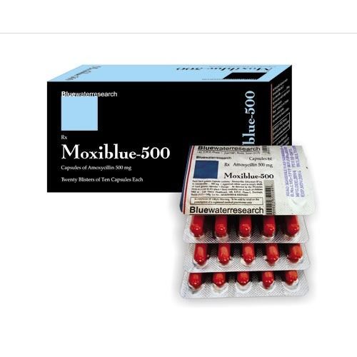 Moxiblue- 500, Amoxycilin 500mg Capsules
