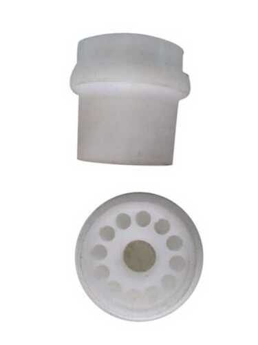 1-3 Bar Ptfe Spray Nozzle For Industrial Usage, White Color And Round Shape