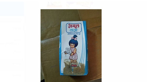 100 % Fresh And Healthy Amul Taaza Toned Milk 500 Ml, 6% Fat Contents