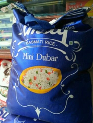 100 Percent Pure Nutrient Enriched Long Grain Mini Dubar White Basmati Rice Crop Year: 2 Years