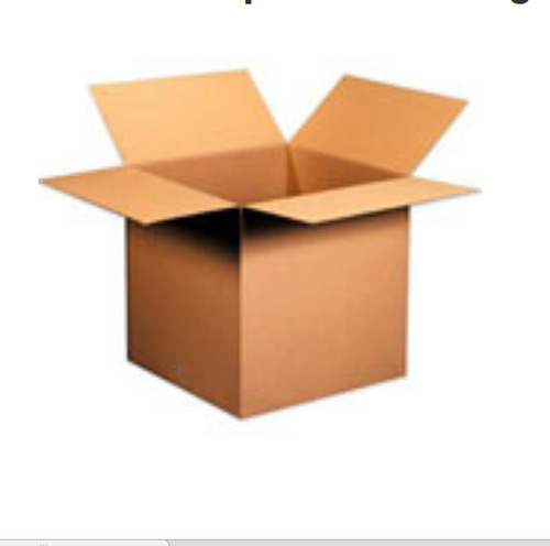 Corrugated Boxes - Brown, Various Sizes | Spacious, High Weight Bearing Capacity, Plain Finish