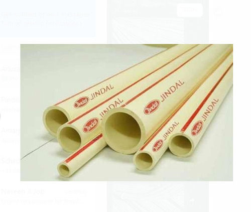 Round Cream Color Jindal Cpvc Pipes, Size 2 Inch, Length 6 Meter, Scratch Resistance