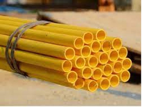 घरेलू उपयोग के लिए अच्छी गुणवत्ता और लंबे उच्च टिकाऊ पीले पीवीसी प्लास्टिक पाइप औद्योगिक