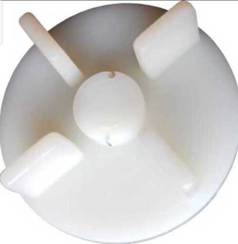 Mixture Grinder Coupler In White Color And Nylon Material, Round Shape