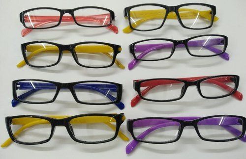 Multi Color Flexible And Adjustable Lightweight Rectangle Plastic Spectacle Frame