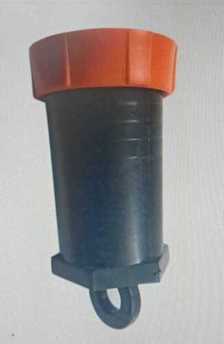 Pp End Cap For Plumbing Pipe Usage In Cylindrical Shape, Orange Color