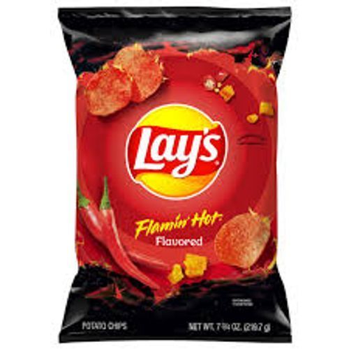 Spicy And Testy Flamin' Hot Flavour Fried Potato Chips