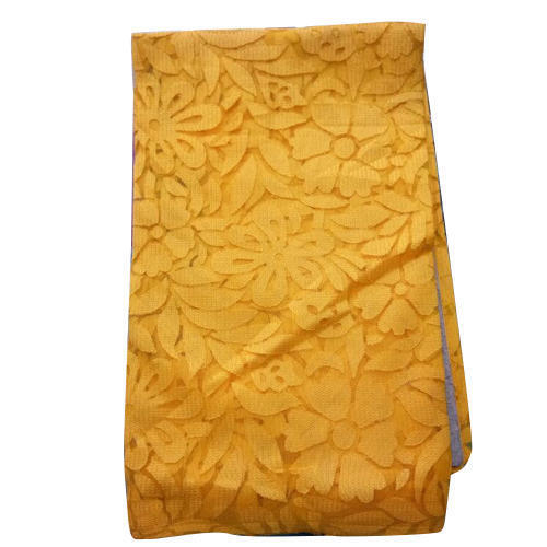 Yellow  Standard High Quality And Transparency Net Fabric 