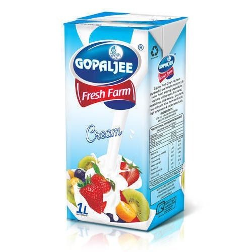 1 Liter No Added Preservatives With 3 Month Shelf Life Gopaljee Fresh Cream Additional Ingredient: Fruits