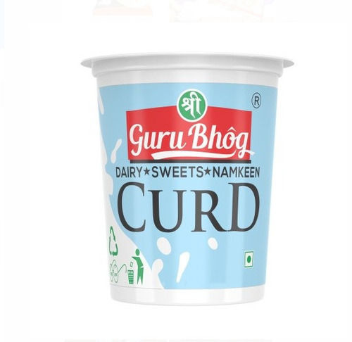 100 % Pure And Fresh Shri Guru Bhog Curd, 12 Days Shelf Life, 25% Fat