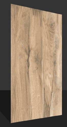 Brown Color Crack Resistance Printed Rectangular Ceramic Floor Tile - PVC Material,  Acid-Resistant, Non-Slip, Rustic Finish, Glazed Surface Treatment  | Ideal for All Mounting Tasks, Strong Grip Double-Sided Foam Tape