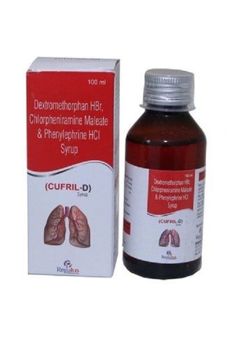 Cufril D Dry Cough Syrup Ingredients: Dextromethorphan Hbr Chlorpheniramine Maleate And Phenylephrine Hcl