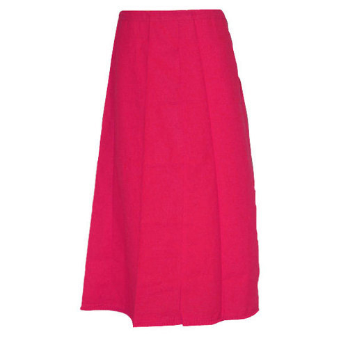 महिलाओं के लिए इंडियन डार्क पिंक (गुलाबी) कैज़ुअल वियर कॉटन साड़ी पेटीकोट