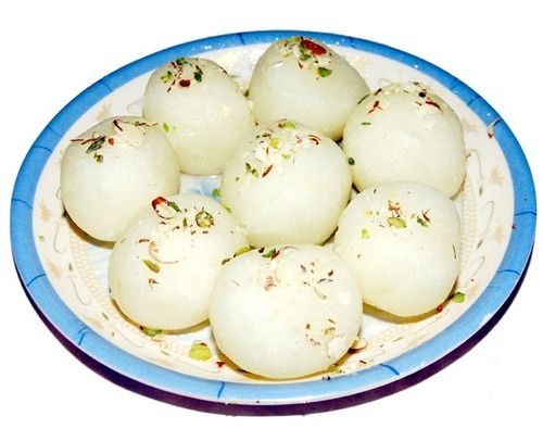 Delicious Rasgulla, Sweet In Taste, Contain 2.4 G Protein And 14.8 G Carbohydrates