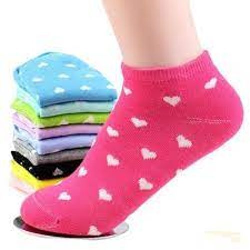 Extra-Thick Cotton Pink Color Female Socks  Age Group: 13-40