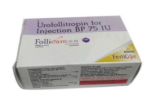 Follicare Lyophilized Powder 75 Hp Urofollitropin Injections Medicine Raw Materials