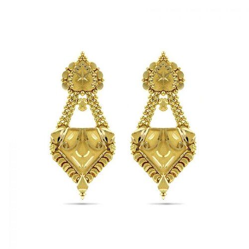 Gold Earrings For Party And Wedding Wear(Attractive Design) Gender: Women'S