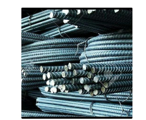 Grey Iron And Steel Tmt Bar With Thickness 15mm And Length 6 Meter, For Construction
