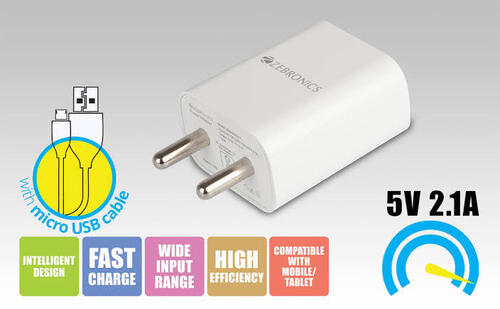  Heat Resistance Fast Charging Portable Long Lasting White Mobile Charger