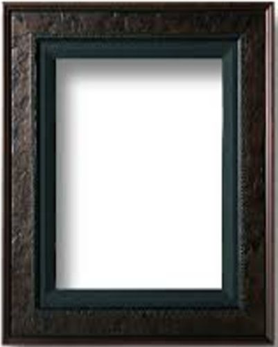 Polishing High Durable Black Color Rectangular Wooden Wall Photo Frame For Home Decor 