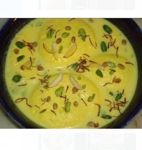 Indian Rasmalai, Sweet In Taste, Enriched With Goodness Of Milk And Dry Fruits  Carbohydrate: 33.6 Grams (G)