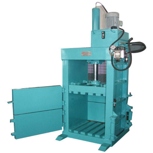 Blue Ms 150 Ton Hydraulic Baling Press Machine, Capacity: 300 Kg/Hour, 500 Kgs