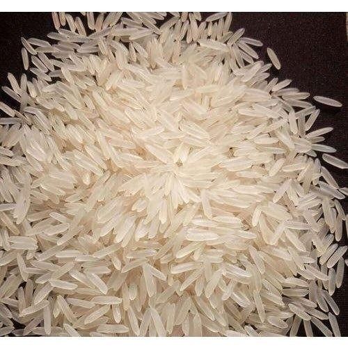 Pure Organic White Medium Grain Basmati Rice With 12 Months Shelf Life