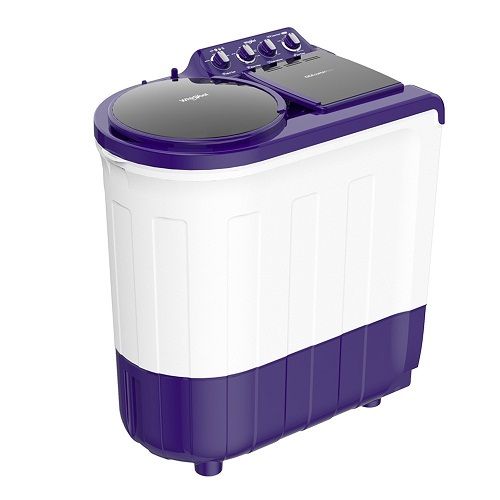 Automatic Purple And White Color Energy Efficient Domestic Washing Machine With 7 Kg Capacity 