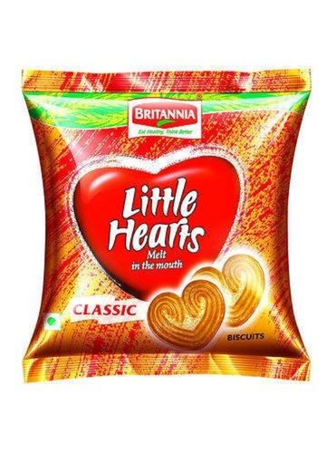 Round Shape Crispy Delicious Sweetest Little Hearts Britannia Biscuits 
