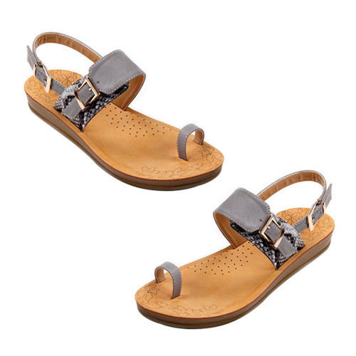 Winter Stylish And Comfortable Single Strap Non Slipy Open Toe Flat Ladies Sandal