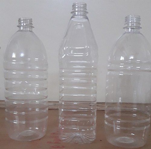 Leak Proof With Screw Cap Transparent Empty Plastic Bottle For Multi Purpose Storage