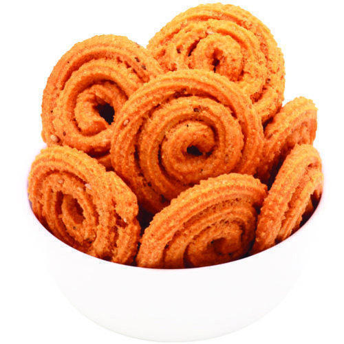 Orange Round Shape Healthy And Natural Protein Vitamins Rich Fresh Hygienically Packed Murukku