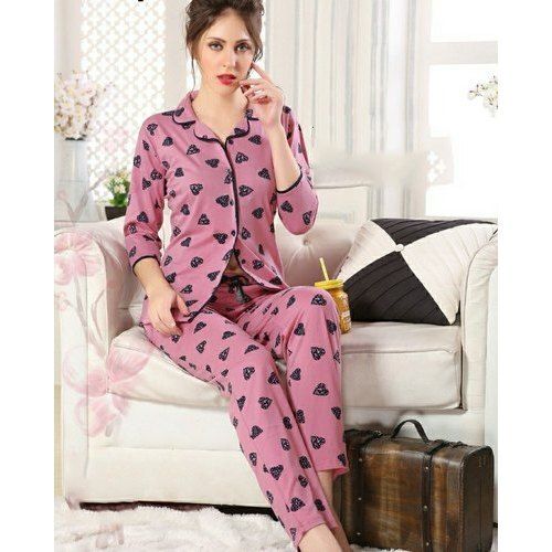 Night Suit for Ladies – Printed Cotton Women Night Suit Set – koochi Poochi