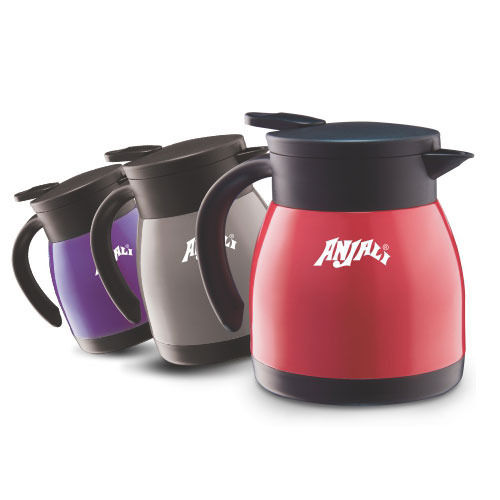 Various Purple, Grey And Red Tea Pot, 500 Ml For Office And Home Usage 