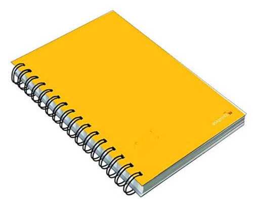 Smooth Writing Plain Hard Cover A4 Size Spiral Notebook For Office And School