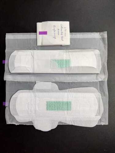 White Color Sanitary Napkin For Ladies With Eco Frienly Fabrics And Disposable