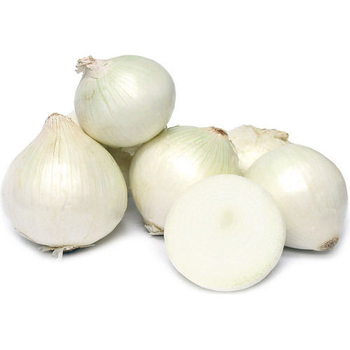 White Round Shape 100% Pure A Grade Healthy Farm Fresh Indian Origin Vitamins Rich Naturally Grown Onion