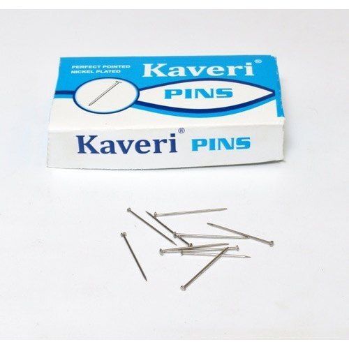 Bright Nickel Plated Paper T Pin Pointed Needles (Swati Archana)