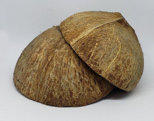 Brown Broken Medium Size Domestic Coconut Shells