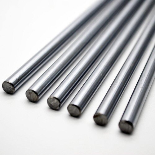 Corrosion Resistant Ultimate Compression Strength Silver Round Iron Rod 