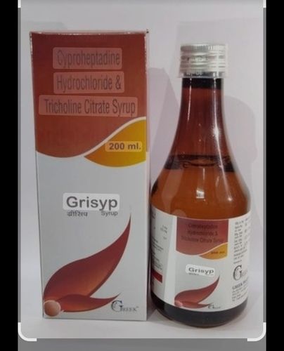 Cyproheptadine Hydrochloride And Trichlorine Citrate Syrup Pack Of 200Ml General Medicines