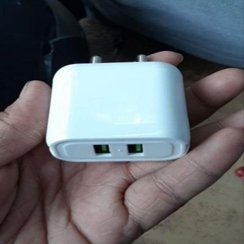 White Color Usb Rapid Mobile Charger Adapter With 6 Months Warranty Body Material: Plastic