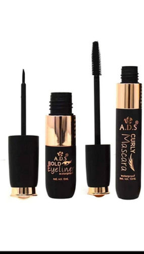 Black Waterproof Bright Flat Cosmetics Linear Mascara Brushes