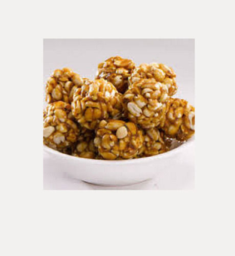 Brown Round Shape Crispy Delicious Yummy And Tasty Fresh Sweet Peanut Candy Balls