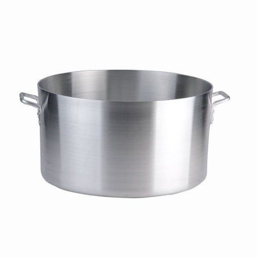 Silver Aluminum Stock Pot For Home Kitchen Use With 3-7 Inch Size Grade: A