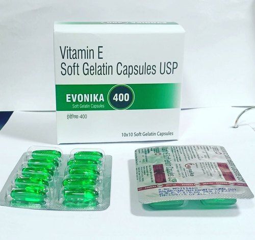 Most Effective Evonika 400Mg Vitamin E Softgel Capsules,For Immune System General Medicines